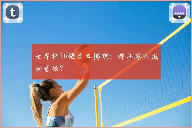 世界杯16强名单揭晓：哪些球队成功晋级？